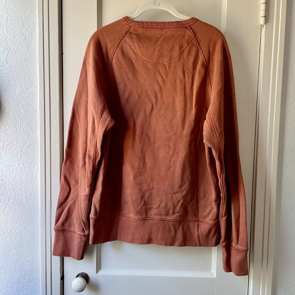Madewell Garment-Dyed Crewneck Sweatshirt Burnt Umber - Picture 7 of 11